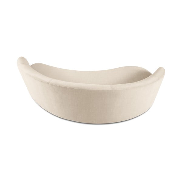 Beež sametist asümmeetriline diivan , vasakule Debbie - Mazzini Sofas-image-3