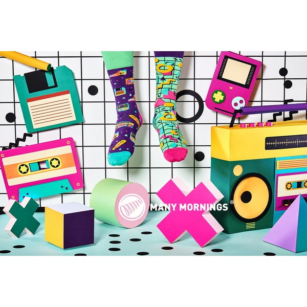 Ponožky Many Mornings Back to the 90s, vel. 39–42-image-1