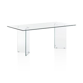 Klaasist söögilaud 90x180 cm Kaya - Tomasucci