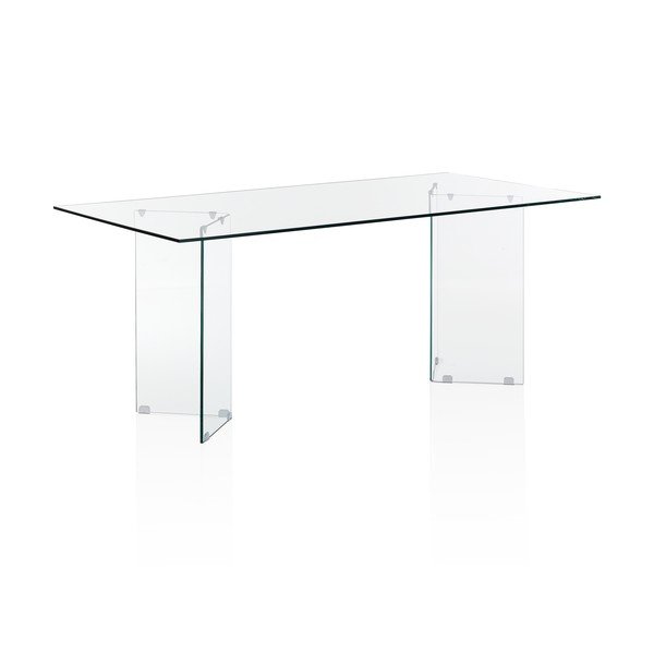 Klaasist söögilaud 90x180 cm Kaya - Tomasucci