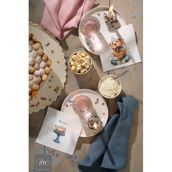 Paberserviisid 20 tk komplektis Happy Teddy - IHR-image-1