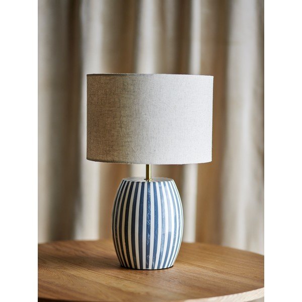 Valge/hall LED-laualamp (kõrgus 47 cm) Tali - Bloomingville-image-3