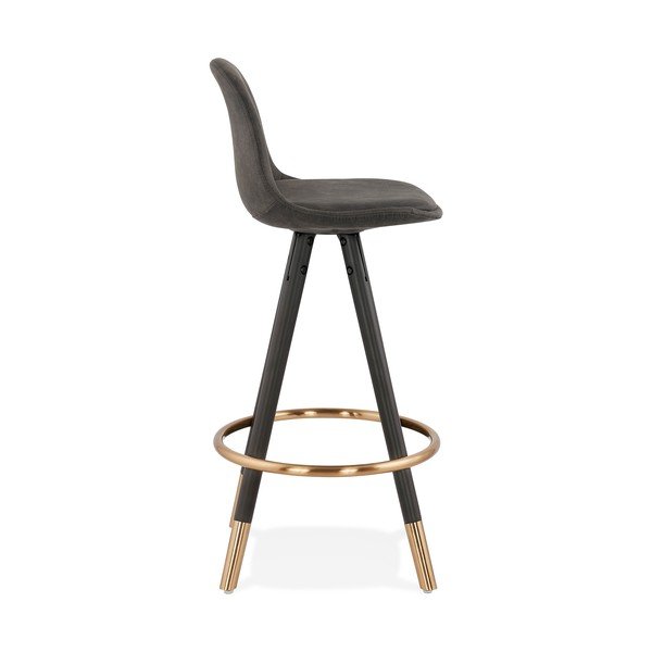 Šedá barová židle Kokoon Bruce Mini, výška sedáku 65 cm-image-2