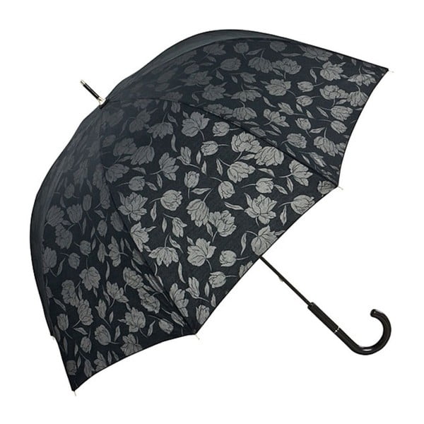 Černý holový deštník Von Lilienfeld Mélodie