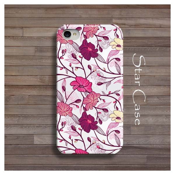 Obal na Samsung Galaxy S4 Pink Floral