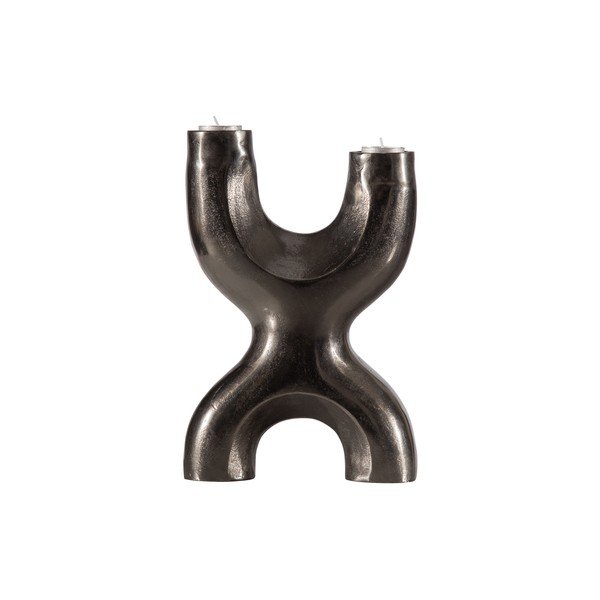 Must metallist küünlajalg X Don - WOOOD-image-1