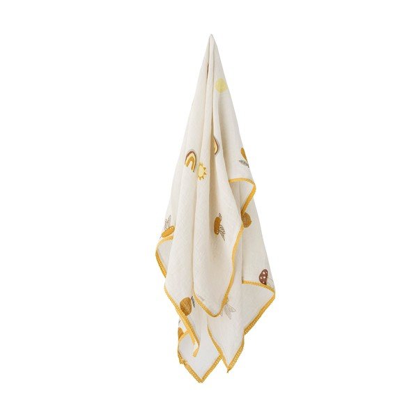 Valge beebitekk 80x100 cm Agnes - Bloomingville Mini-image-4