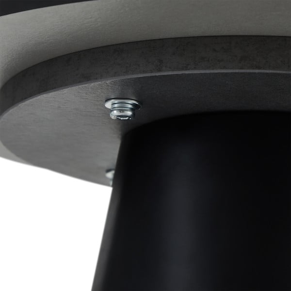 Helehall-must marmoridekooriga diivanilaud ø 45 cm Tango - Furnhouse-image-1