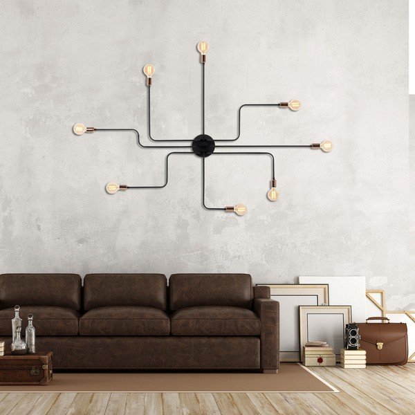Must-pronksivärvi seinavalgusti Truva - Opviq lights-image-1