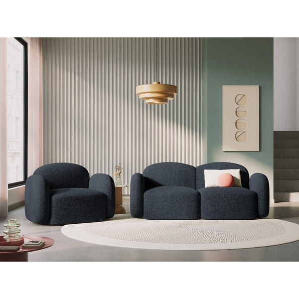 Sinine diivan 194 cm Blair - Micadoni Home-image-1