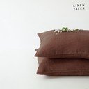 Linane padjapüür 50x70 cm Chocolate - Linen Tales