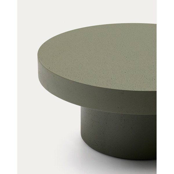 Betoonist ümmargune aiakohvilaud ø 90 cm Aiguablava - Kave Home-image-4