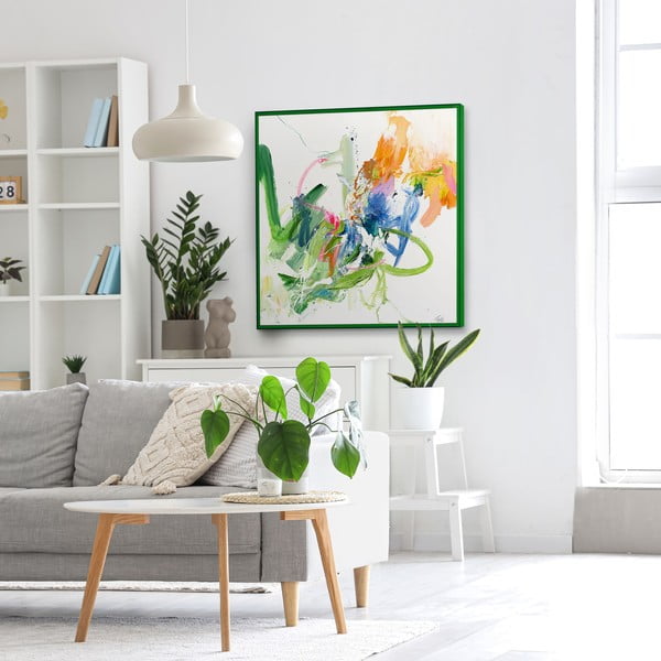 Maal 102x102 cm Confidential Green - Malerifabrikken-image-1