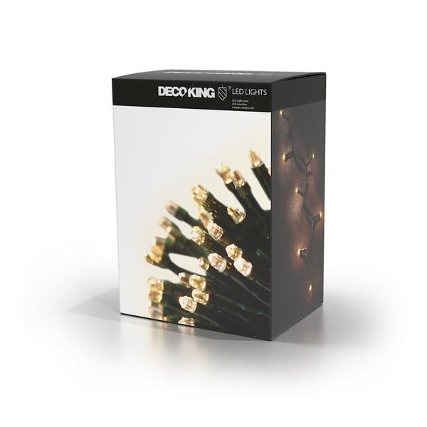 Roheline LED valguskett Basic, 200 valgustit, pikkus 19,93 m - DecoKing-image-2