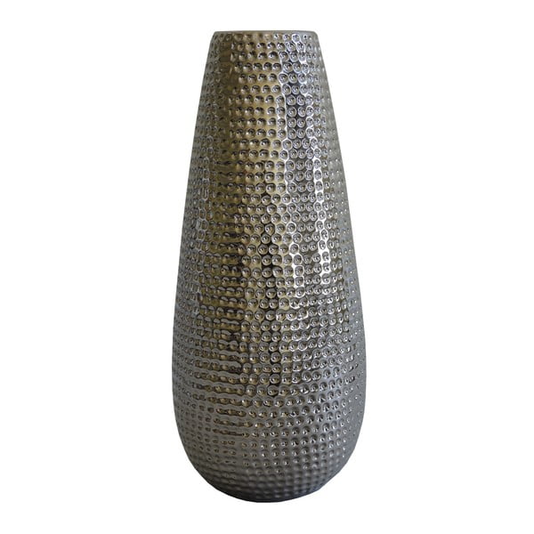 Stříbrná váza Shine Dots, 32 cm