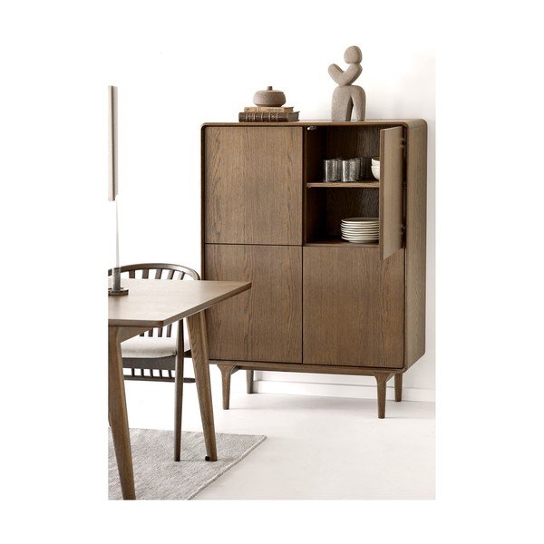 Hallikaspruun villaseguga vaip 160x230 cm Nila - House Nordic-image-2