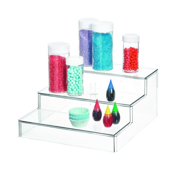 Läbipaistev iDesign The Home Edit statiiv, 26 x 29,2 cm - iDesign/The Home Edit-image-3