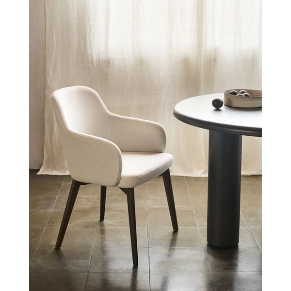 Kreem söögitool Nelida - Kave Home-image-1