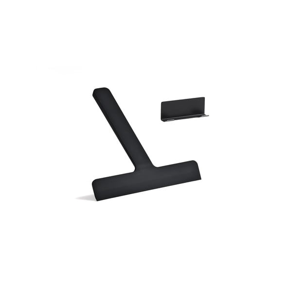 Must klaasipuhastaja koos hoidikuga 22 cm Ume - Zone