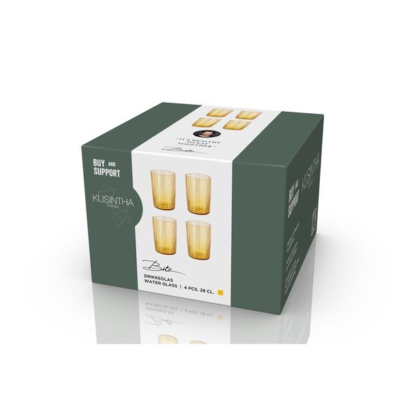 Klaasid 4tk komplektis 280 ml Kusintha - Bitz-image-3