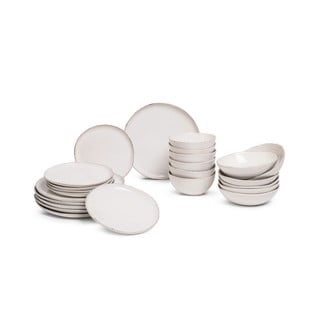 Kivist sööginõude komplekt, 24 tk komplektis Snow Heart – Bonami Essentials