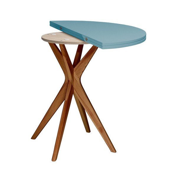 Ümmargune kokkupandav söögilaud 45x90 cm Jubi - Ragaba-image-3