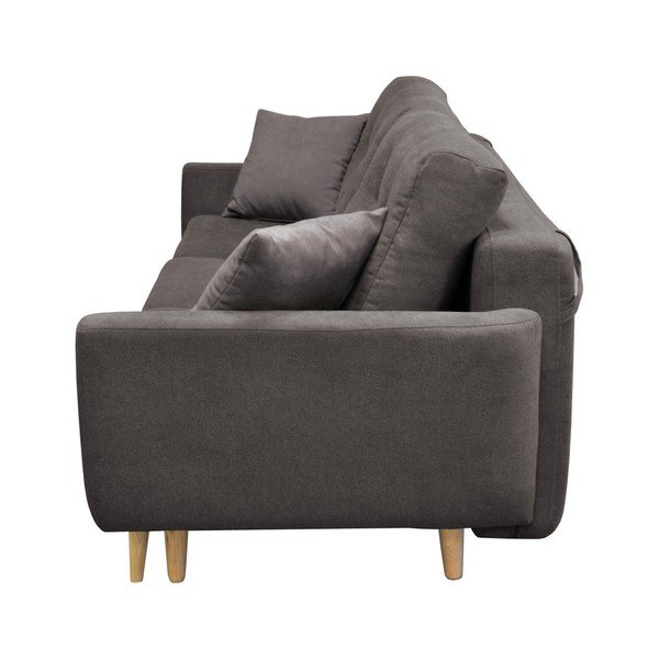 Tmavě šedá rozkládací pohovka pro tři Cosmopolitan design Barcelona-image-3
