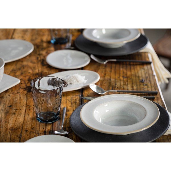 Valge keraamiline sügav taldrik äärisega , ⌀ 22 cm Roda - Costa Nova-image-1