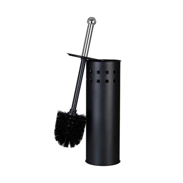 Matně černý toaletní kartáč Premier Housewares Square Design-image-3