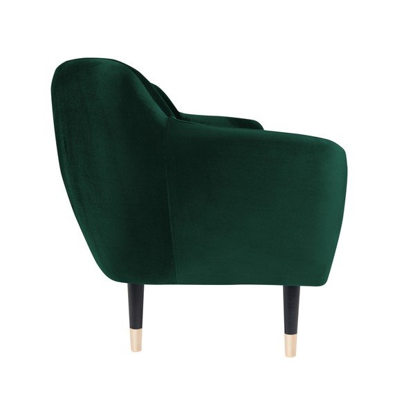 Zelená pohovka s černými nohami Mazzini Sofas Benito, 188 cm-image-3
