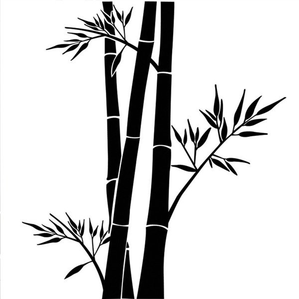 Samolepka Ambiance Bamboo Flowers-image-1