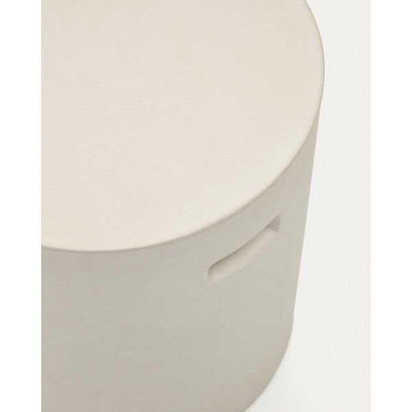 Betoonist ümmargune aia jalapink  ø 37 cm Aiguablava – Kave Home-image-4