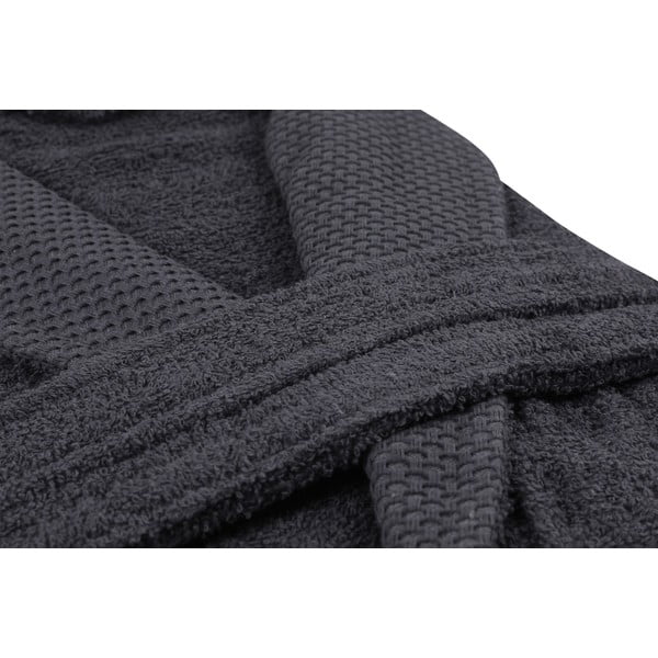 Antratsiitne puuvillane hommikumantel suurus M Cappa - Foutastic-image-1