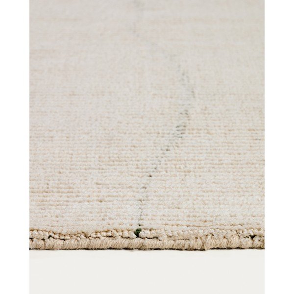 Kreemikas käsitsi kootud vaip 200x300 cm Lisdan - Kave Home-image-1