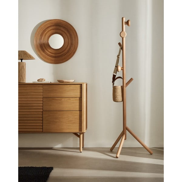 Pöögipuidust riidenagi 46x170 cm Nadue - Kave Home-image-1