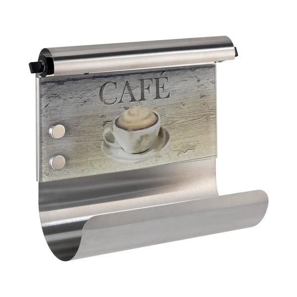 Magnetický držák na utěrky s dávkovačem na fólie Wenko Café