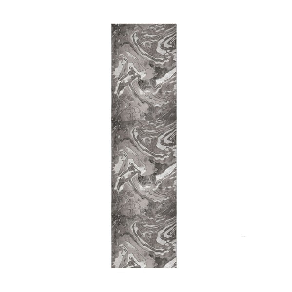 Hall/hõbedane vaibajooksja 60x230 cm Marbled - Flair Rugs