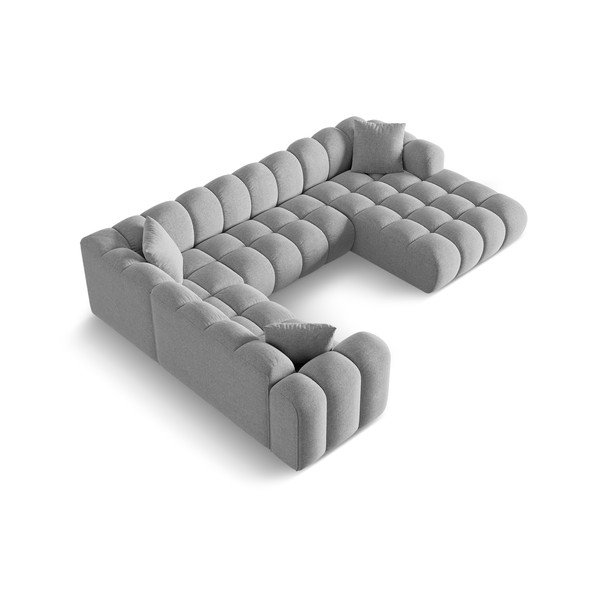 Helehall šenillist nurgadiivan (vasak nurk/U-kujuline) Treno - Cosmopolitan Design-image-2