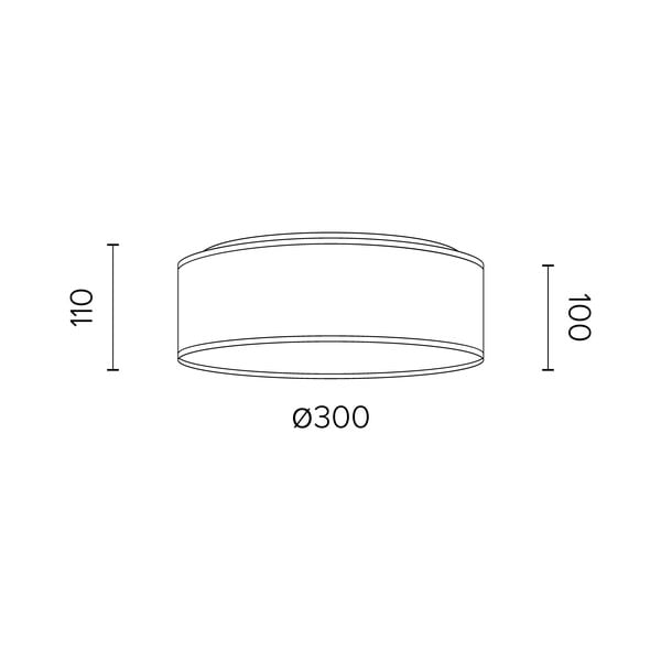 Laevalgusti naturaalsest pähklipuust spoonist TSURI M, ⌀ 30 cm Tsuri - Sotto Luce-image-2
