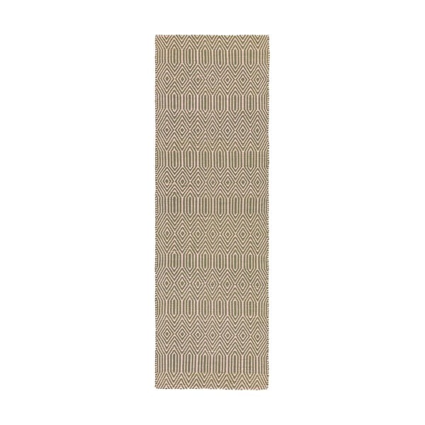 Helepruun villane vaip 66x200 cm Sloan - Asiatic Carpets
