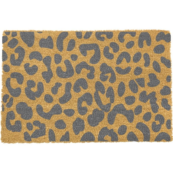 Hall looduslik kookosmatt , 40 x 60 cm Leopard - Artsy Doormats