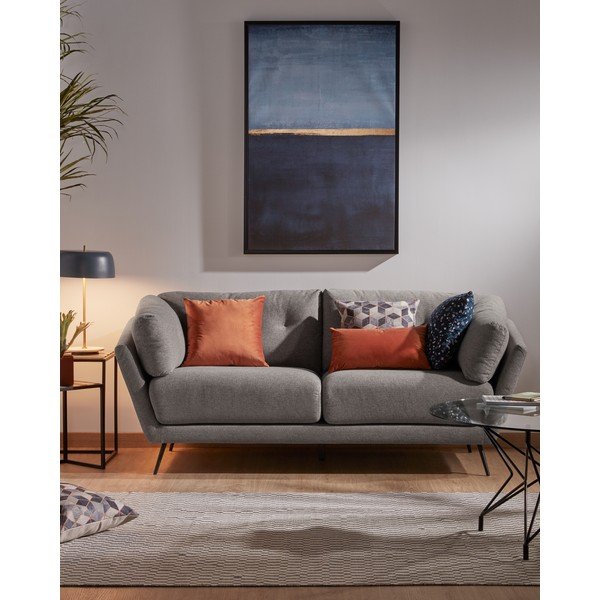 Sinine maal raamides, 60 x 90 cm, abstraktne, 60 x 90 cm Wrigley - Kave Home-image-4
