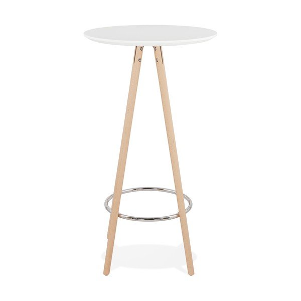 Bílý barový stůl Kokoon Deboo, výška 110 cm-image-1