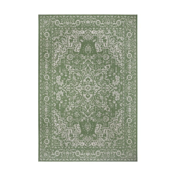 Roheline ja beež õuevaip Viin, 120 x 170 cm - Ragami