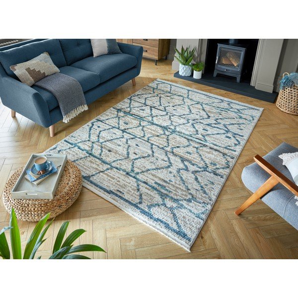 Beež ja sinine vaip Neruda, 160 x 214 cm - Flair Rugs-image-4