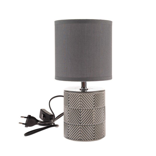 Hall laualamp tekstiilist varjuga (kõrgus 27 cm) - Dakls-image-1