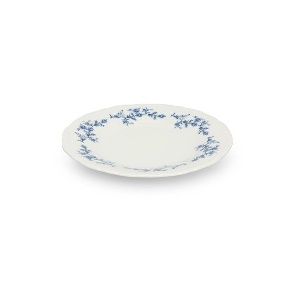 Valge/sinine portselantaldrik ø 21 cm Retro - BonBistro-image-3