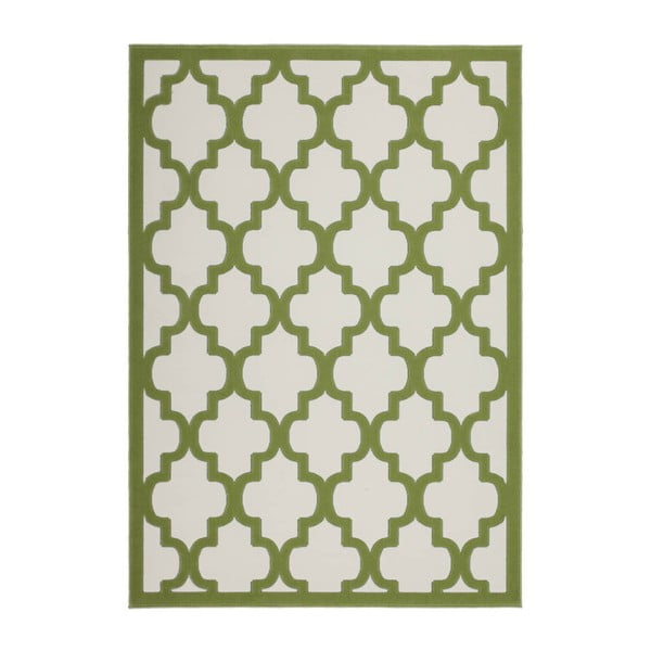 Zelený koberec Kayoom Maroc Elfenbein Grun, 160 x 230 cm