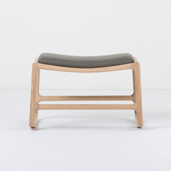 Massiivse tamme konstruktsiooniga ja halli pühvlinaha detailidega osman Dedo - Gazzda