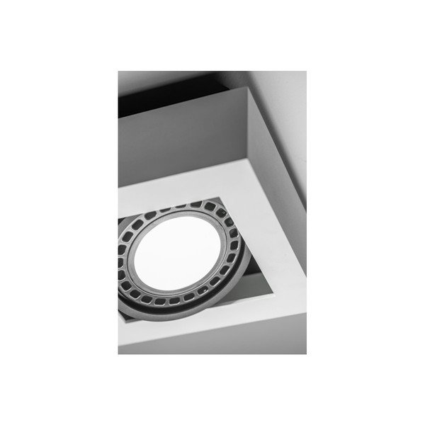 Valge laevalgusti metallist varjuga 18,5x18,5 cm Loid - GTV-image-1